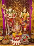Bhagwan Shri Shankar, Shri Parvatiji and Shri Ganeshji